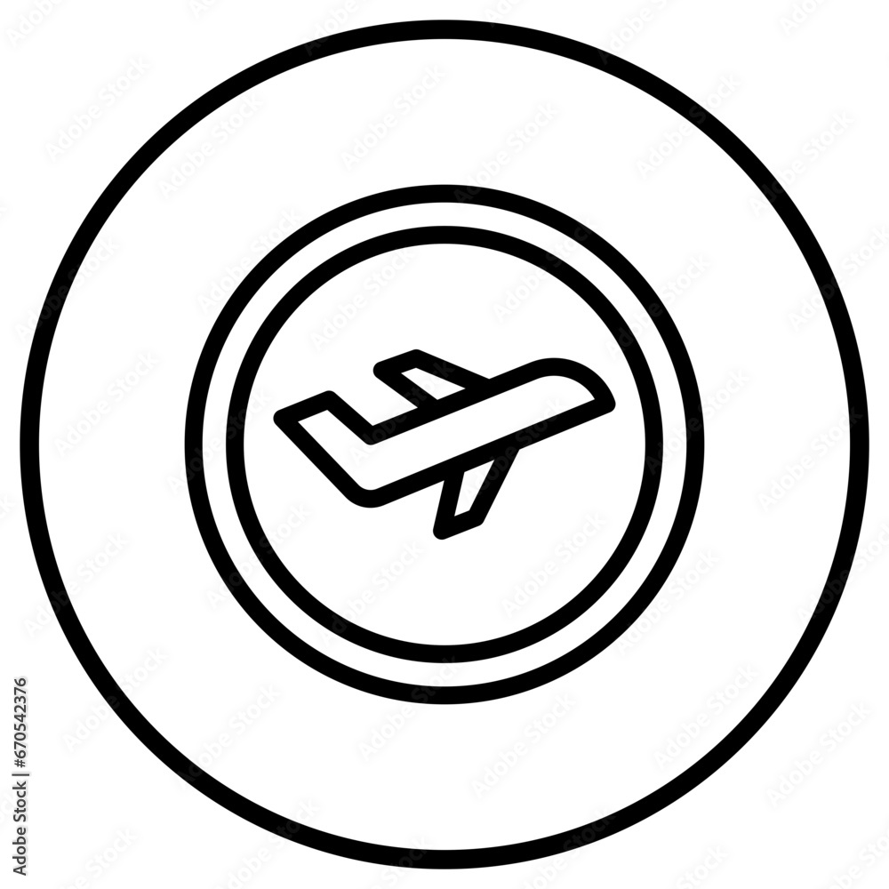 Airport Vector Icon Design Illustration Airport Vector Icon Design Illustration