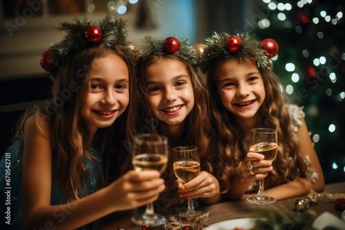 party girl christmas celebration 
