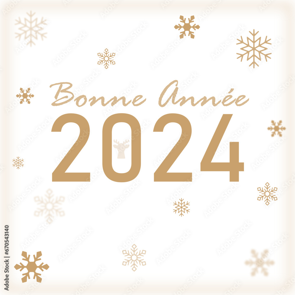 Carte Bonne Année 2024 Carte Bonne Année 2024