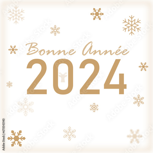 Carte Bonne Année 2024