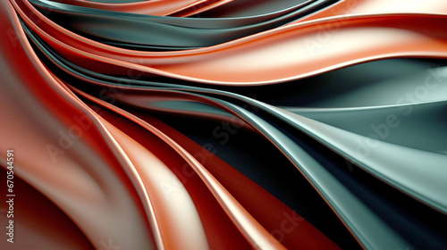Abstract, very minimalist, simple background image with copper, paper sheets, flat.