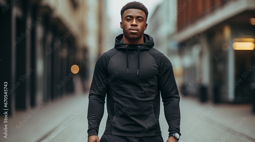 Exercise and workout for motivation, a strong mentality, and the energy of healthy goals are provided by fitness, a black man and hoodie sprinting across the city. Exercise and workout for motivation, a strong mentality, and the energy of healthy goals are provided by fitness, a black man and hoodie sprinting across the city.