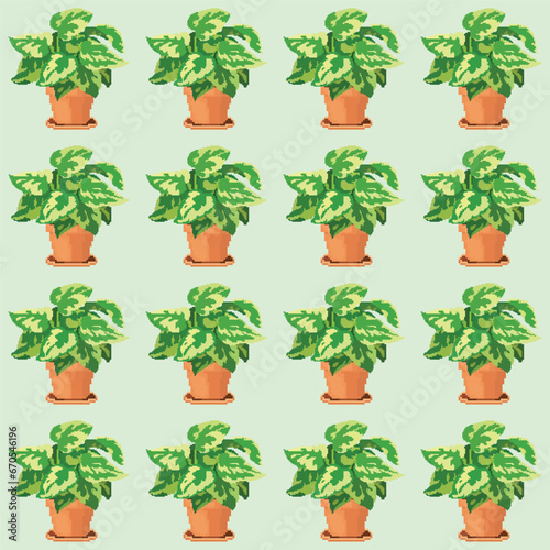 pattern illustration of a plant
