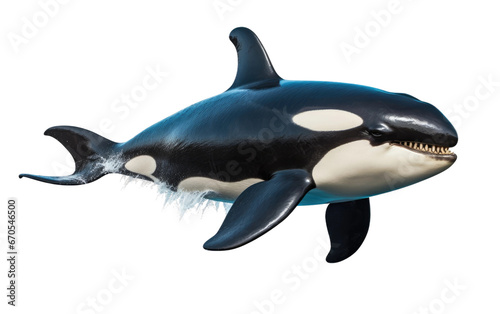 Orca fish in action Transparent PNG