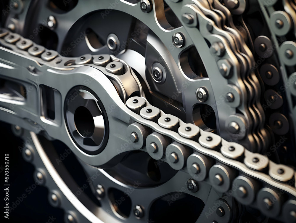 Different parts of a bicycle, chain, seat, disk brake, tire, handle and other parts of a bicycle Different parts of a bicycle, chain, seat, disk brake, tire, handle and other parts of a bicycle