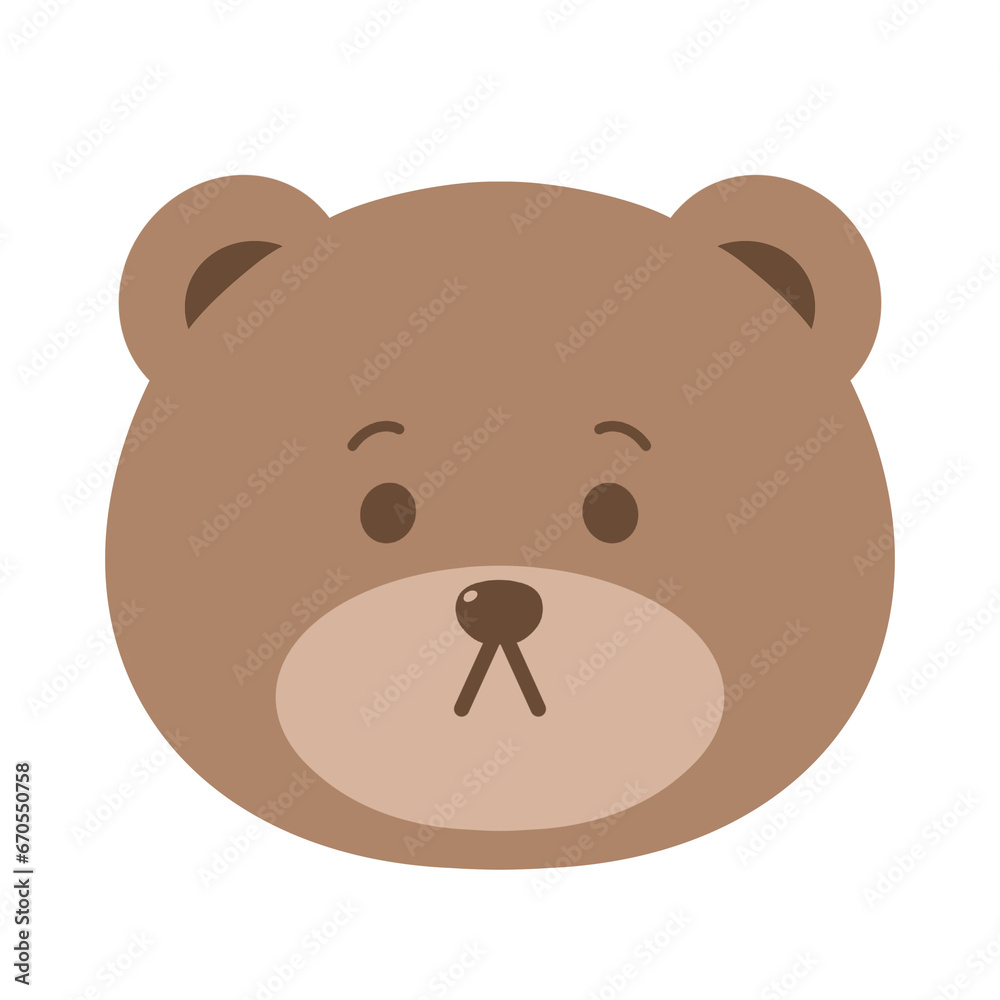 Brown bear face Brown bear face