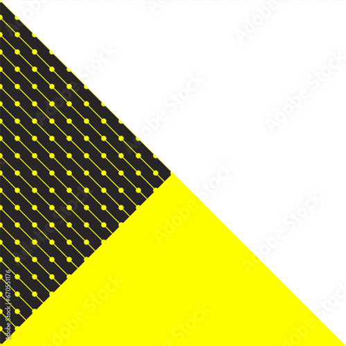 Three adjacent triangles in business trendy style