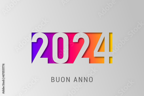 felice anno nuovo - buon anno 2024