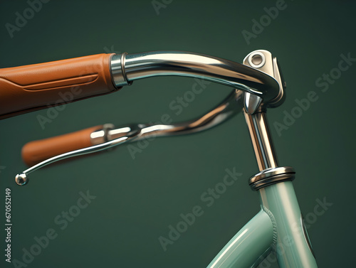 Different parts of a bicycle, chain, seat, disk brake, tire, handle and other parts of a bicycle