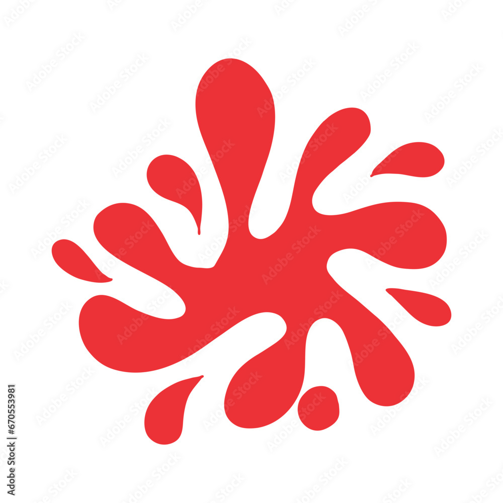 Water drops splash vector icon Water drops splash vector icon