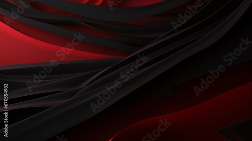 Black Friday - czarne tło na baner, reklamę. Czerwone smugi światła, mockup. 
