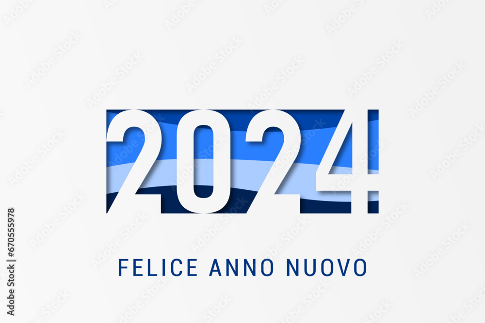 felice anno nuovo - buon anno 2024