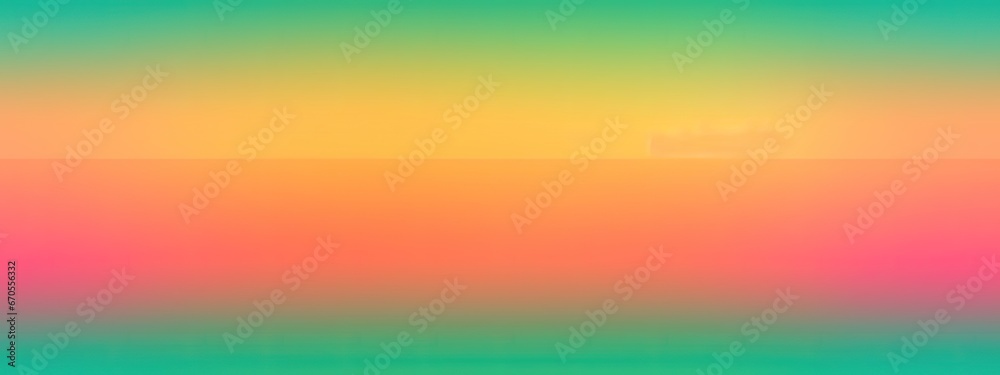 Seamless Abstract orange teal green pink blurred grainy gradient background noise texture effect copy space. Ombre. Colorful, multicolor, mix, iridescent, grain, noise,grungy. Design. Template.