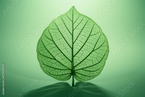 Futuristic Urban Concept: Artificial Leaf in High-Resolution City Isolation.