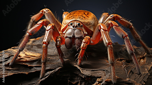 a free photo of crab on a wood piece made with generative AI © shahriyar