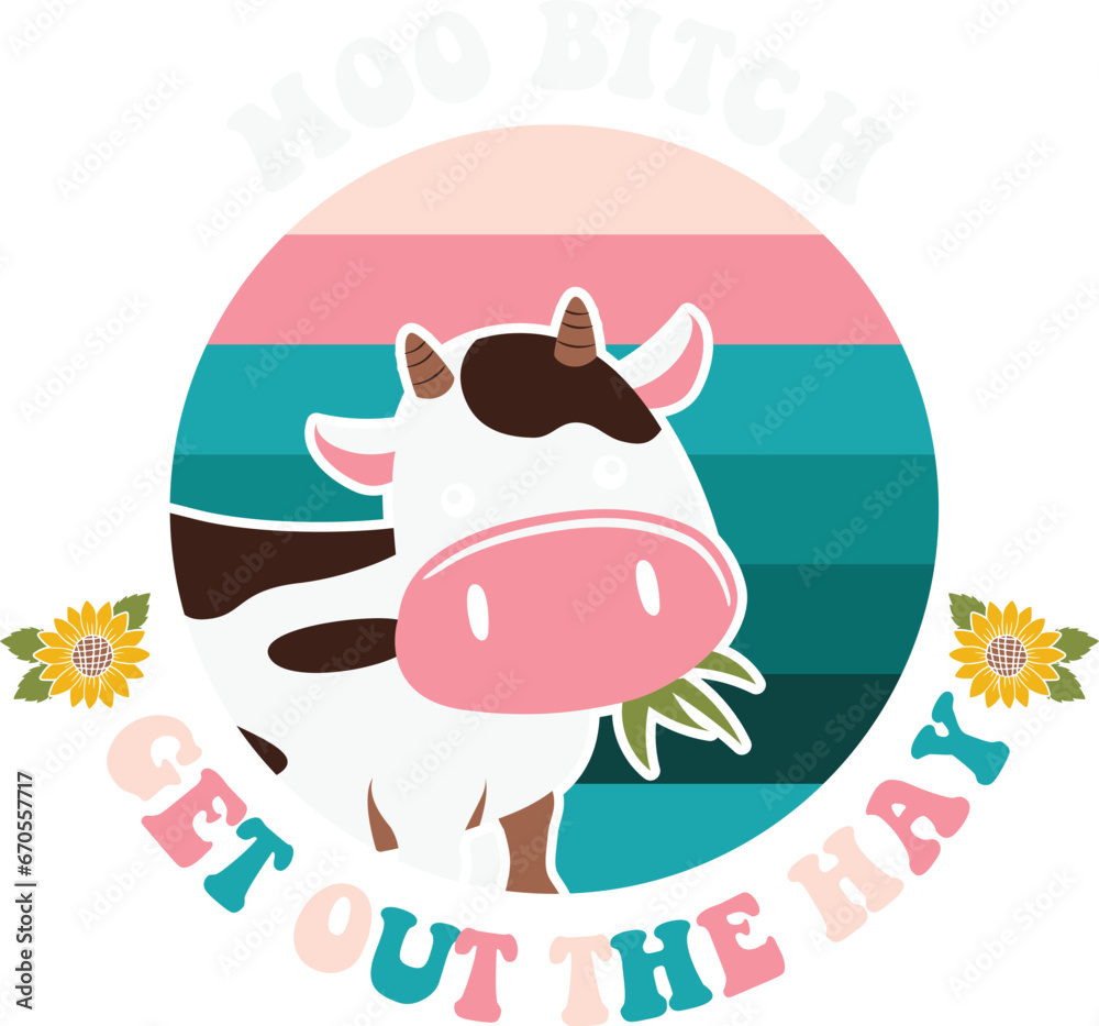 Fototapeta premium Farm Sublimation Illustration