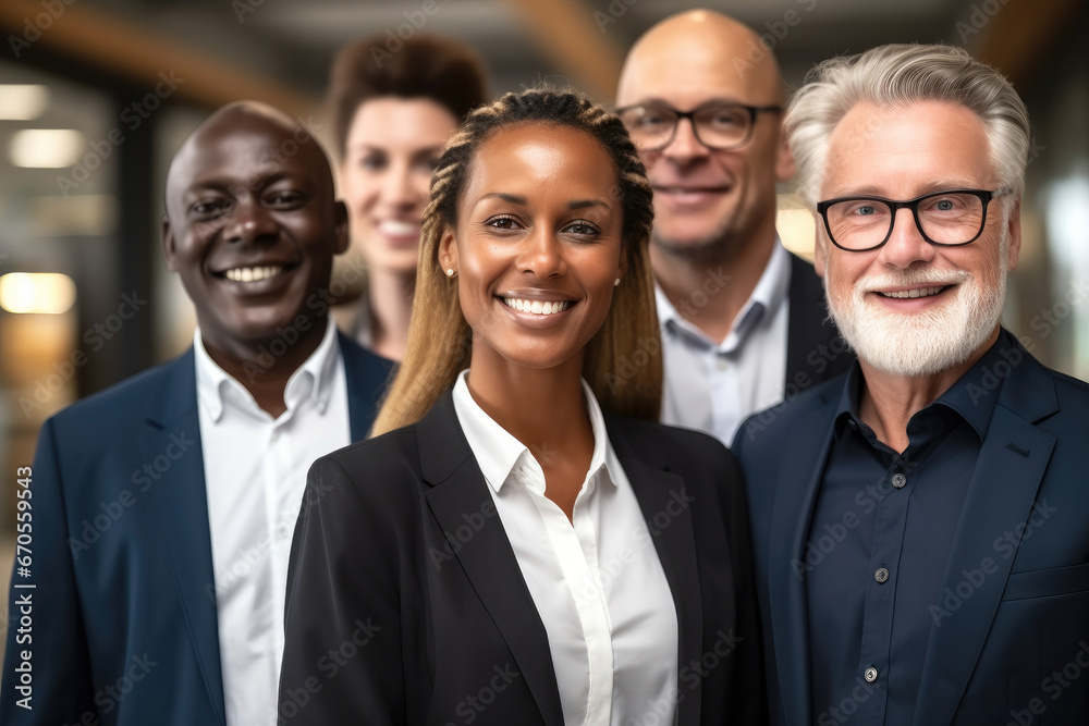 Diverse old and young professional business coaches with team, Business team leader. Diverse old and young professional business coaches with team, Business team leader.