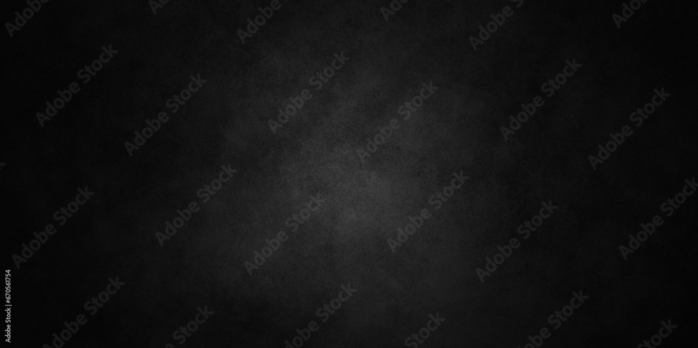  Abstract design with grunge black and white background . Old cement wall . scary dark texture of old paper parchment and .decorative plaster or concrete with vignette paper texture design .Dark wall