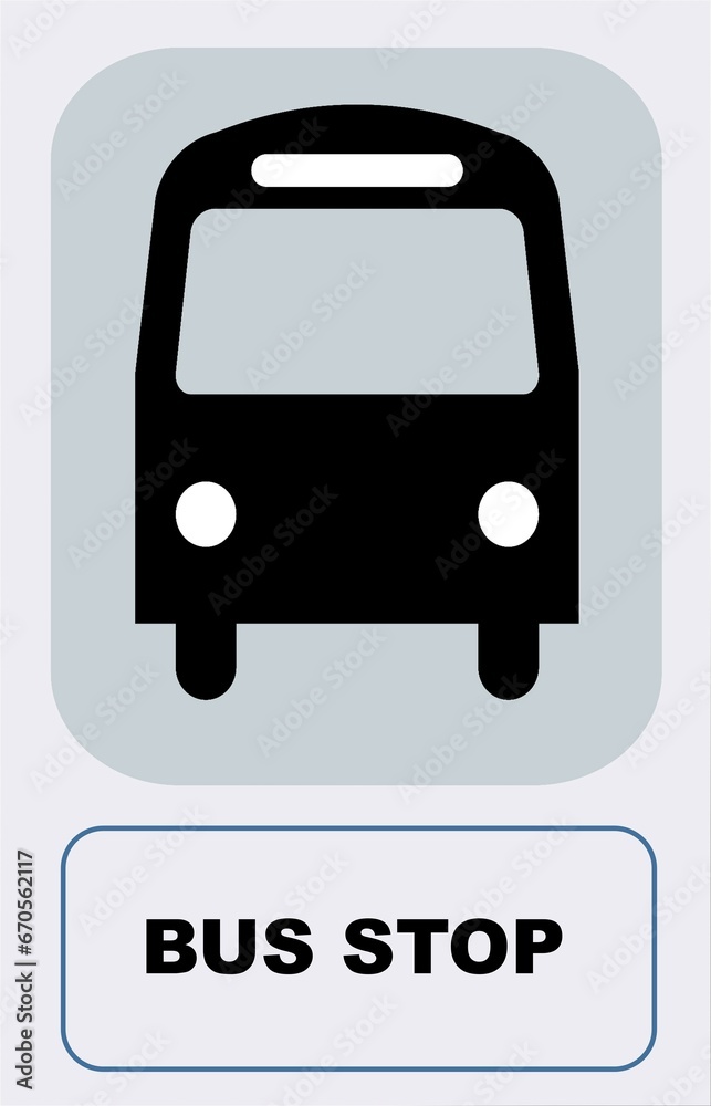 bus stop sign bus stop sign