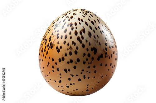 egg isolated on a Transparent background. Generative AI