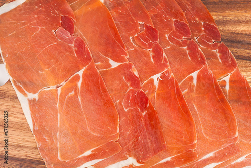 Wallpaper Mural Spanish jamon iberico sliced Torontodigital.ca