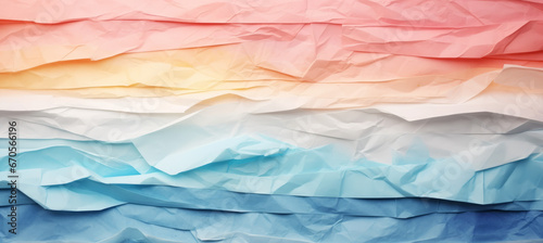 Wallpaper Mural Abstract background illustration of pastel soft colorful colors organic texture with overlapping crumbled paper layers Torontodigital.ca