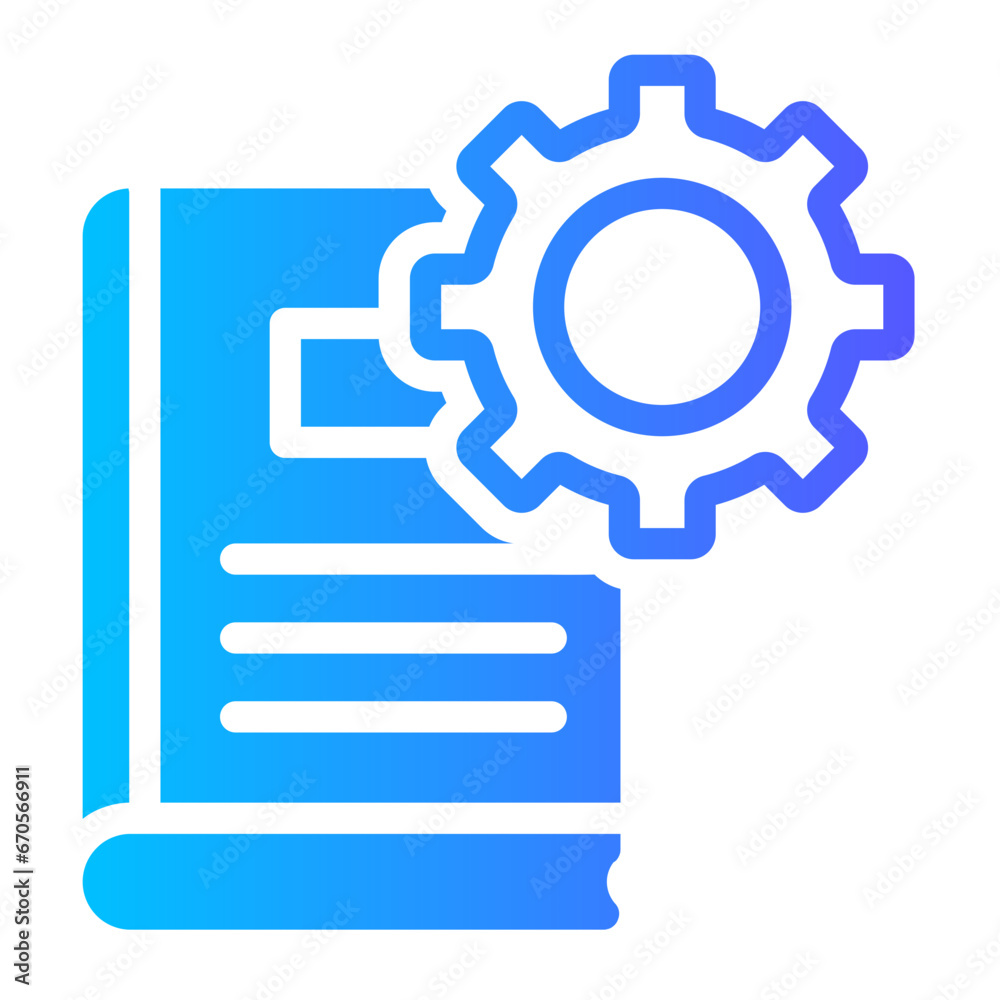 guidebook gradient icon guidebook gradient icon