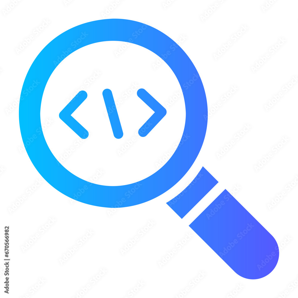 search gradient icon