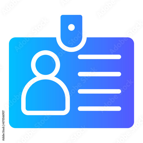 identity gradient icon