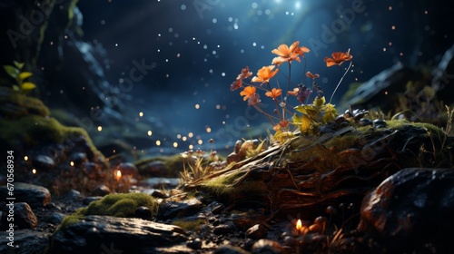 Winter Galaxy Overlay: Nature's Time Delay in Space