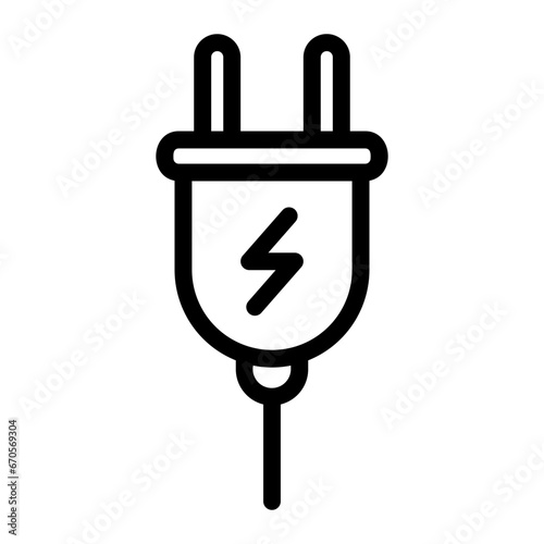 plug line icon