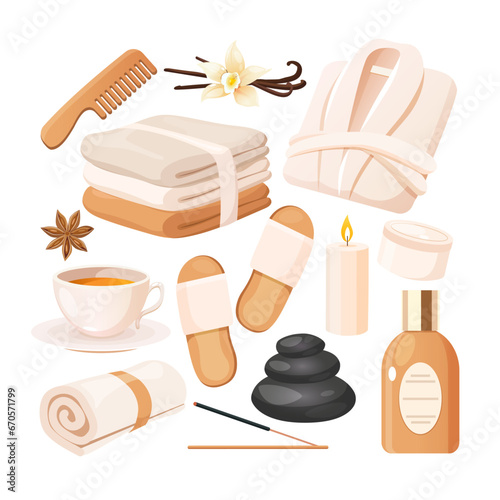 Vector collection of spa attributes