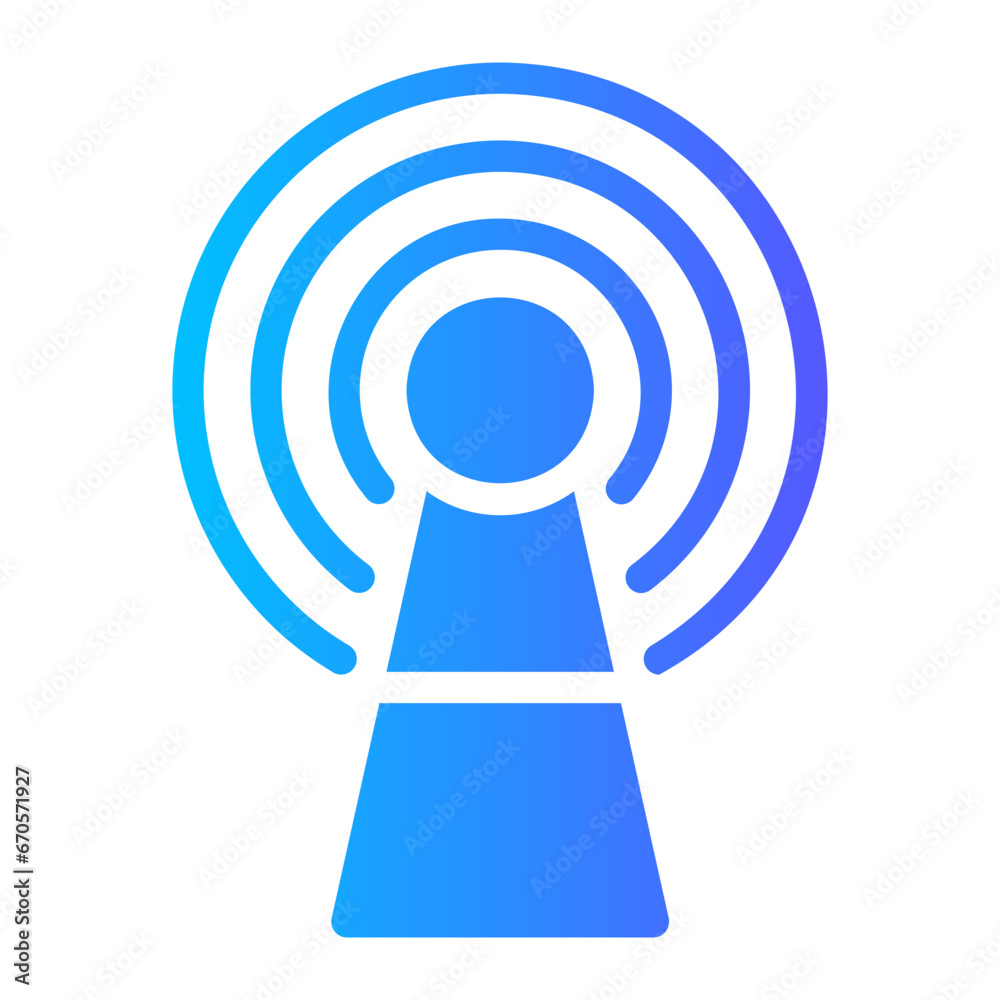 signal gradient icon