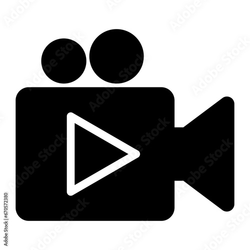 video glyph icon