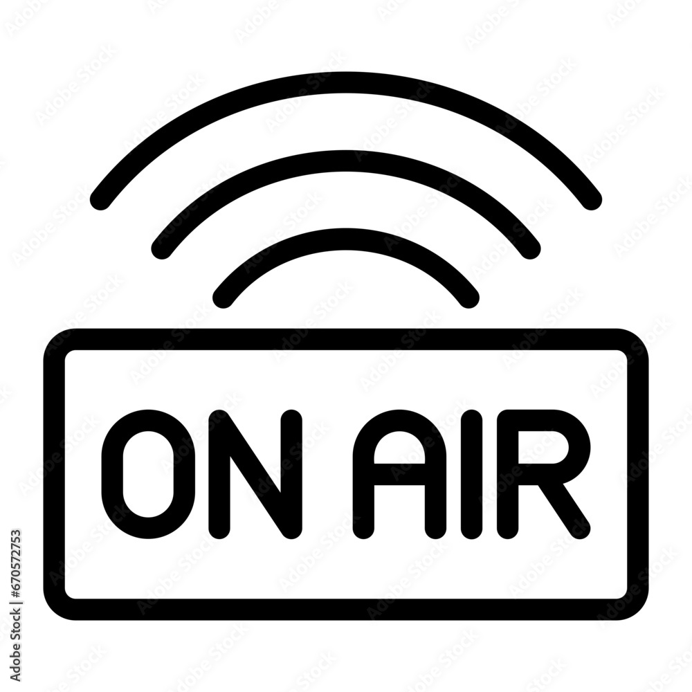 on air line icon on air line icon