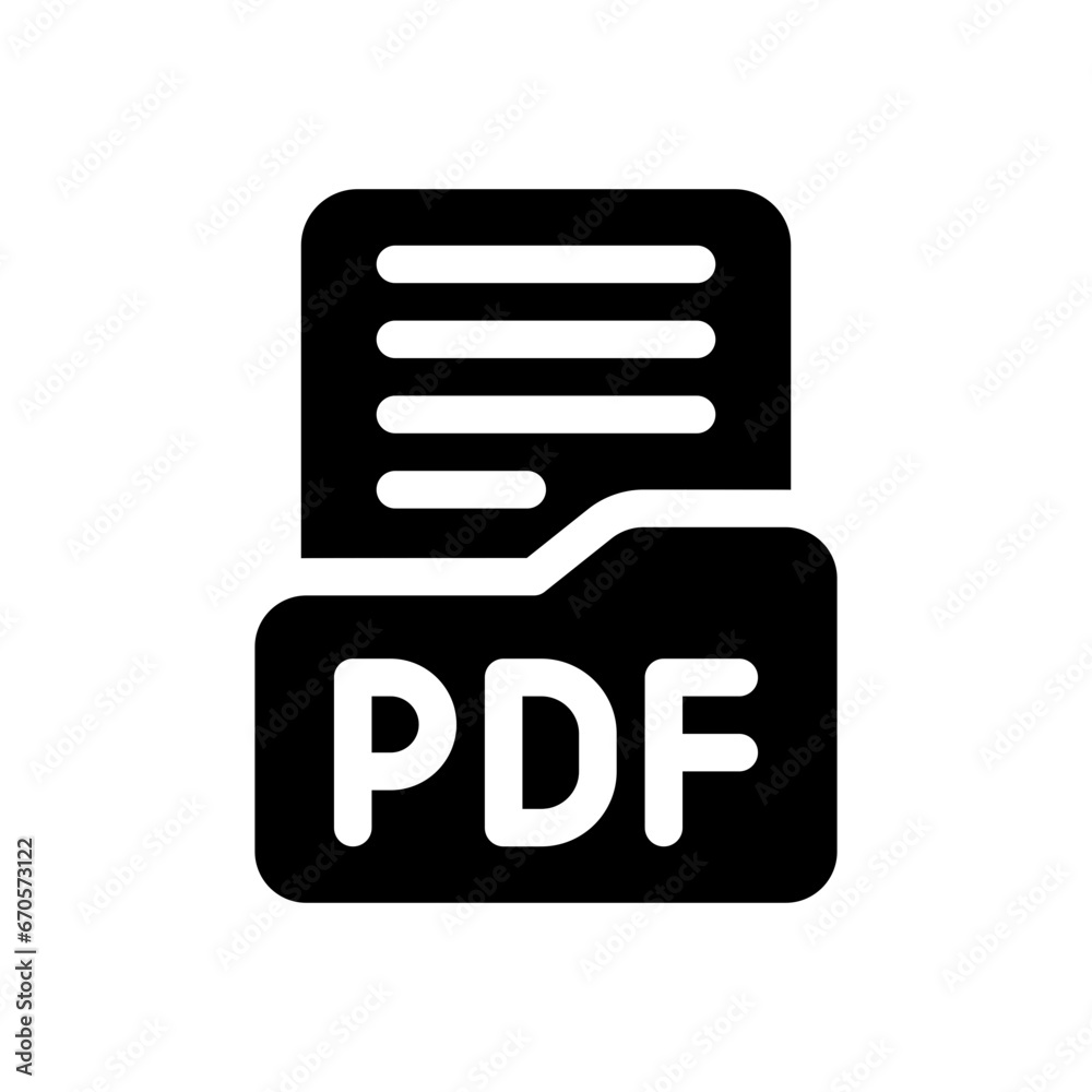 pdf file glyph icon pdf file glyph icon