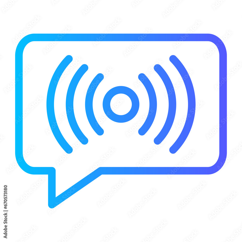 chat gradient icon chat gradient icon