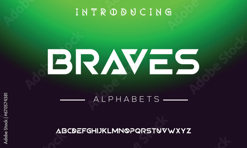 Abstract minimal future alphabet fonts. simple typography sport future creative font . vector illustrator