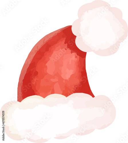 santa hat illustration (ID: 670574519)
