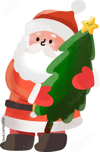 Happy Christmas Santa  (ID: 670574710)