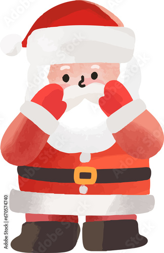 Happy Christmas Santa  (ID: 670574740)