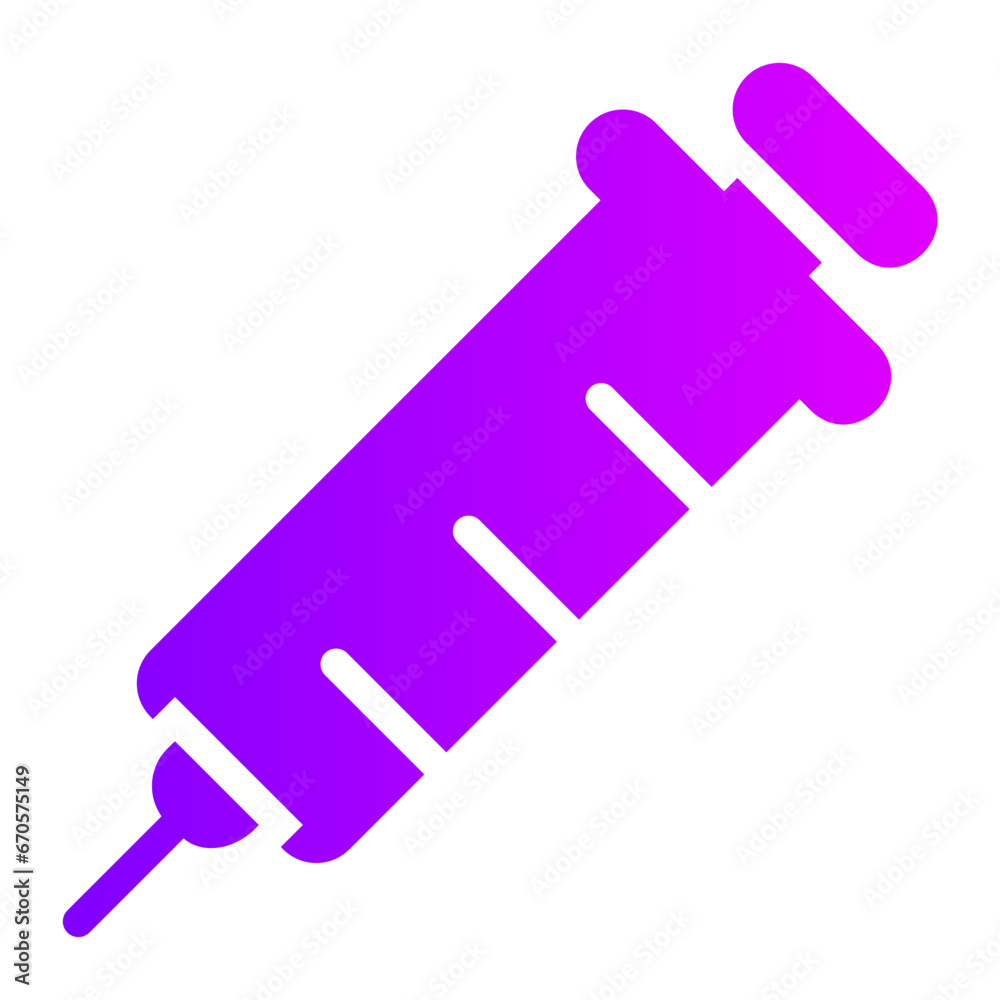 injection gradient icon injection gradient icon