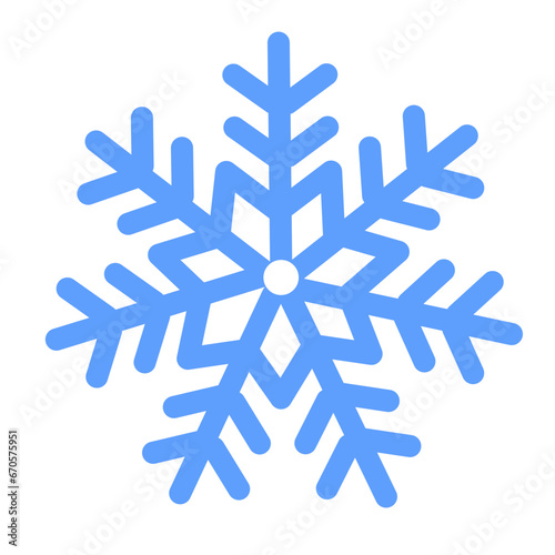 Blue snowflake vector. Vector image of a snowflake Christmas snowflake. New Year