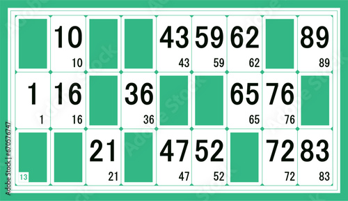 Carton de loto