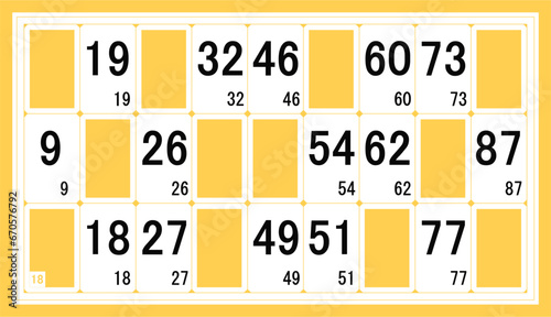 Carton de loto
