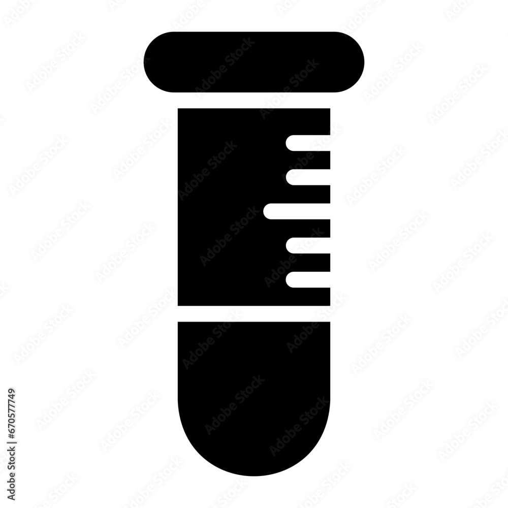 test tube glyph icon test tube glyph icon