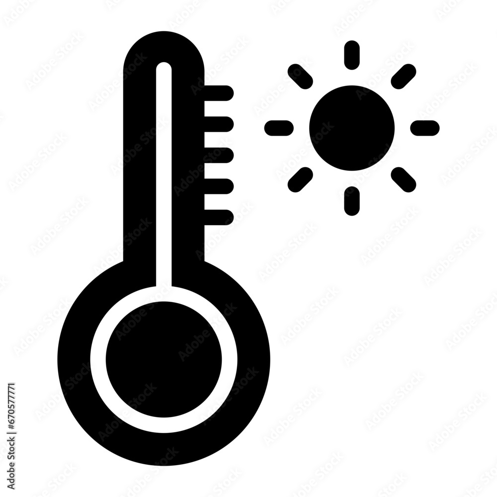 warmth glyph icon