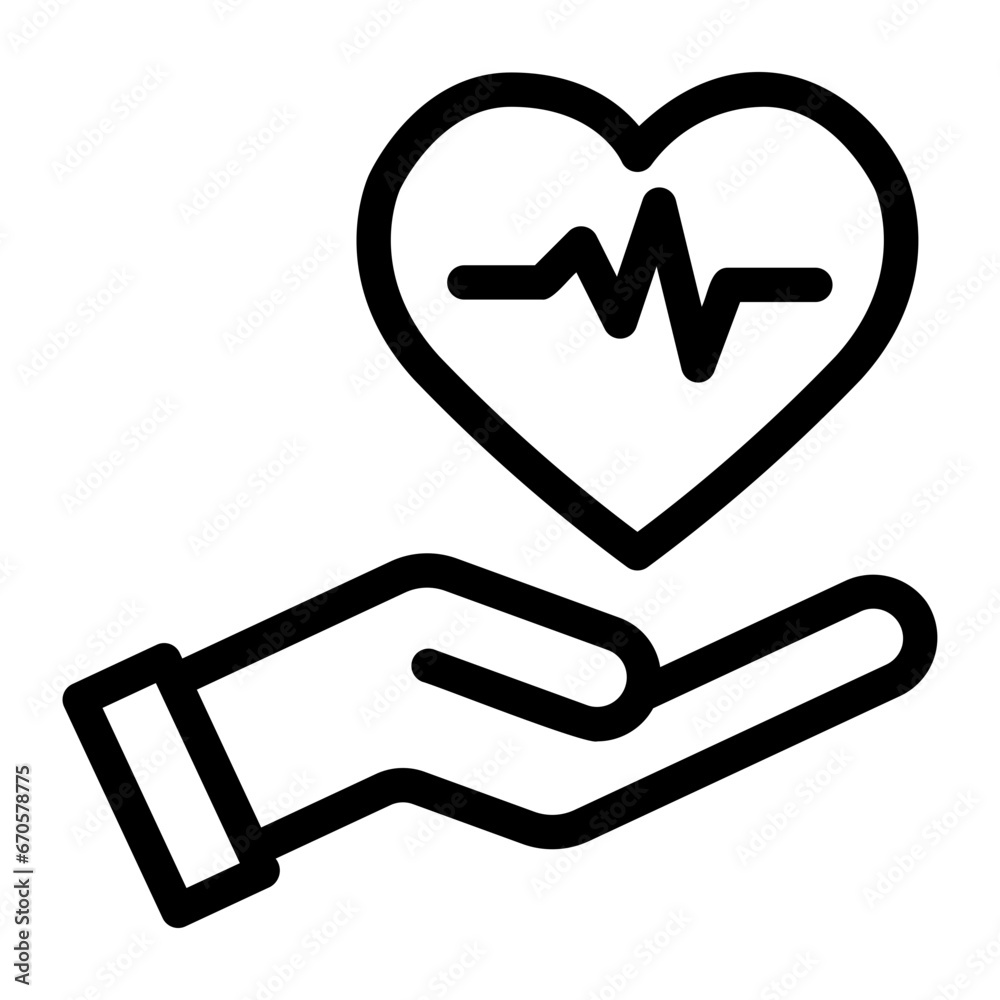 hand line icon hand line icon