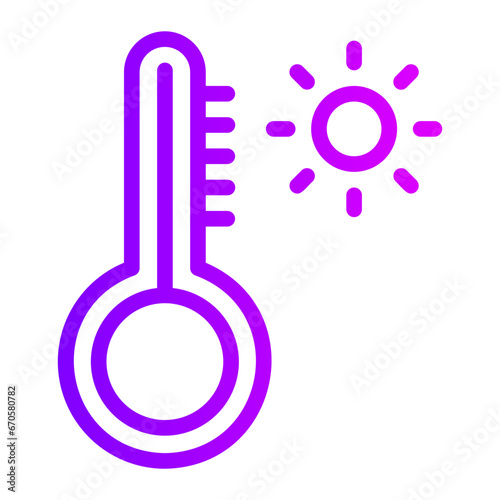 warmth gradient icon