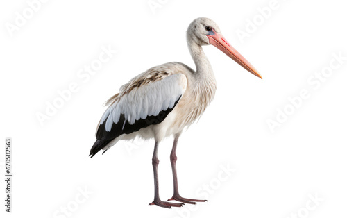 Majestic Stork Graceful Bird Species Transparent PNG